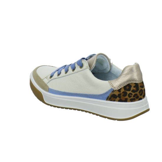 Ara Rom Schnürhalbschuhe Weiß-kombi - 360° Ansicht