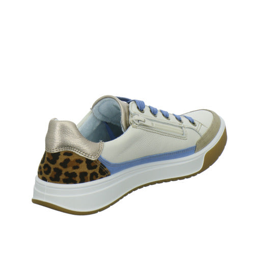 Ara Rom Schnürhalbschuhe Weiß-kombi - 360° Ansicht