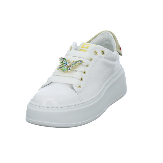 GIO+ Schnürhalbschuhe Weiß-kombi