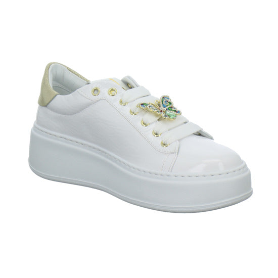 GIO+ Schnürhalbschuhe Weiß-kombi