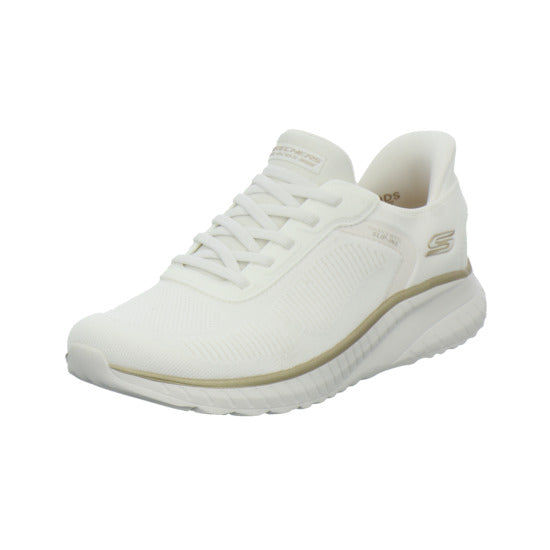 Skechers Sneaker Damen SLIP INS BOBS Weiß-kombi