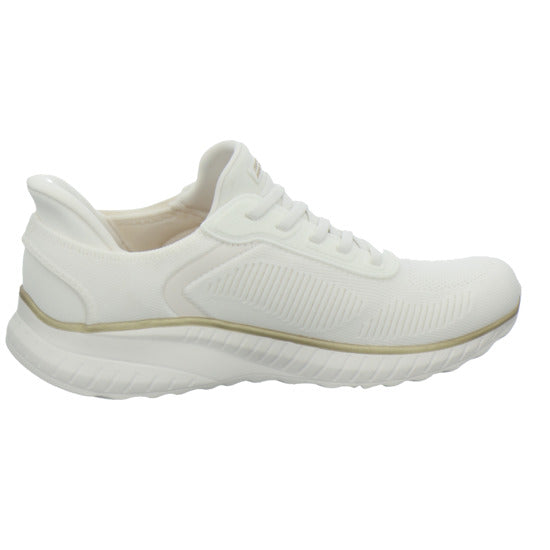 Skechers Sneaker Damen SLIP INS BOBS Weiß-kombi