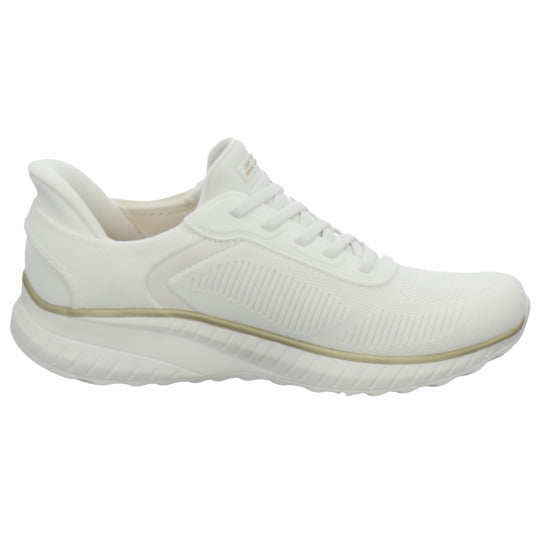 Skechers Sneaker Damen SLIP INS BOBS Weiß-kombi