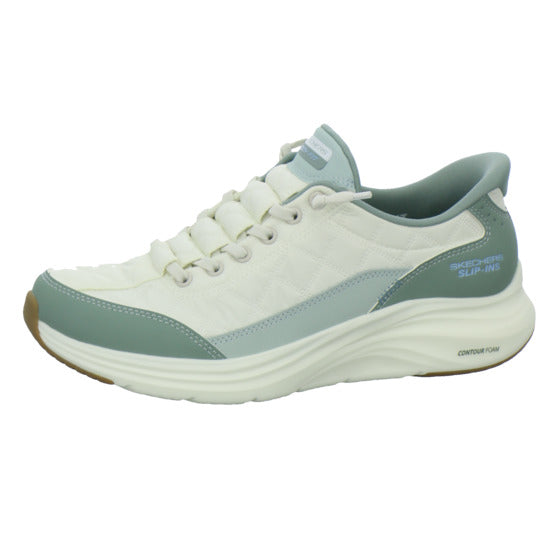 Skechers Sneaker Damen SLIP INS CONTOUR FOAM Weiß-kombi