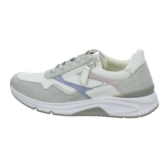 Gabor Comfort Sneaker Damen Rolling Soft Weiß-kombi