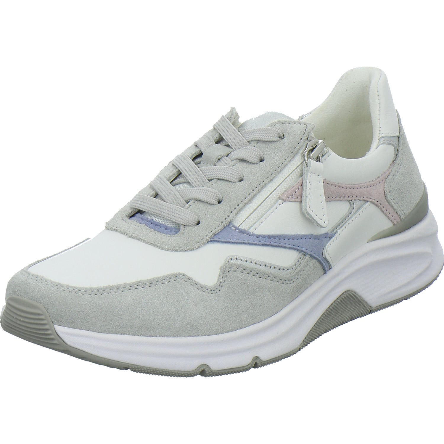Gabor Comfort Sneaker Damen Rolling Soft Weiß-kombi