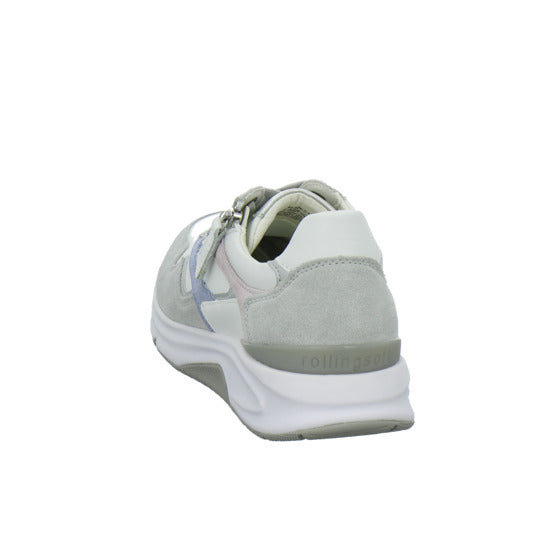 Gabor Comfort Sneaker Damen Rolling Soft Weiß-kombi