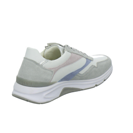 Gabor Comfort Sneaker Damen Rolling Soft Weiß-kombi