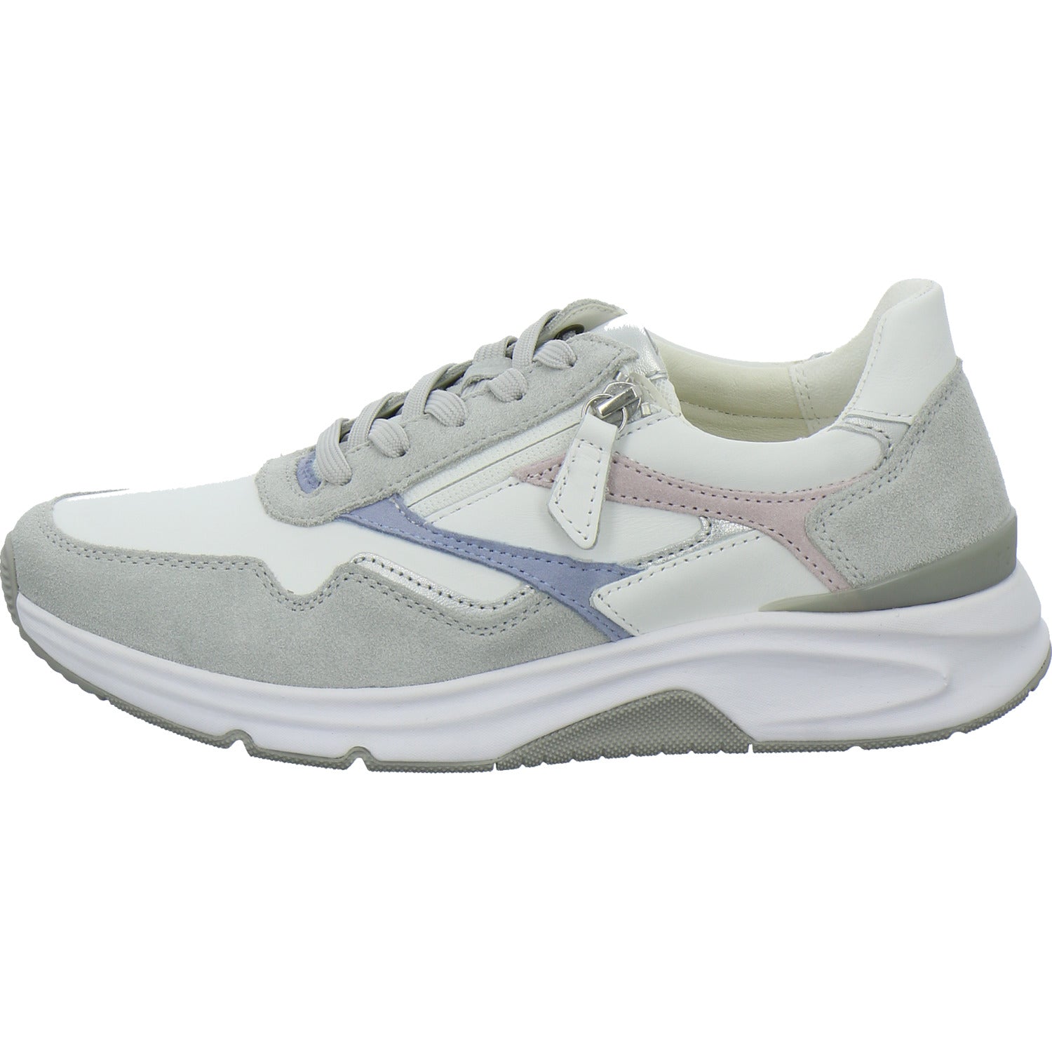 Gabor Comfort Sneaker Damen Rolling Soft Weiß-kombi