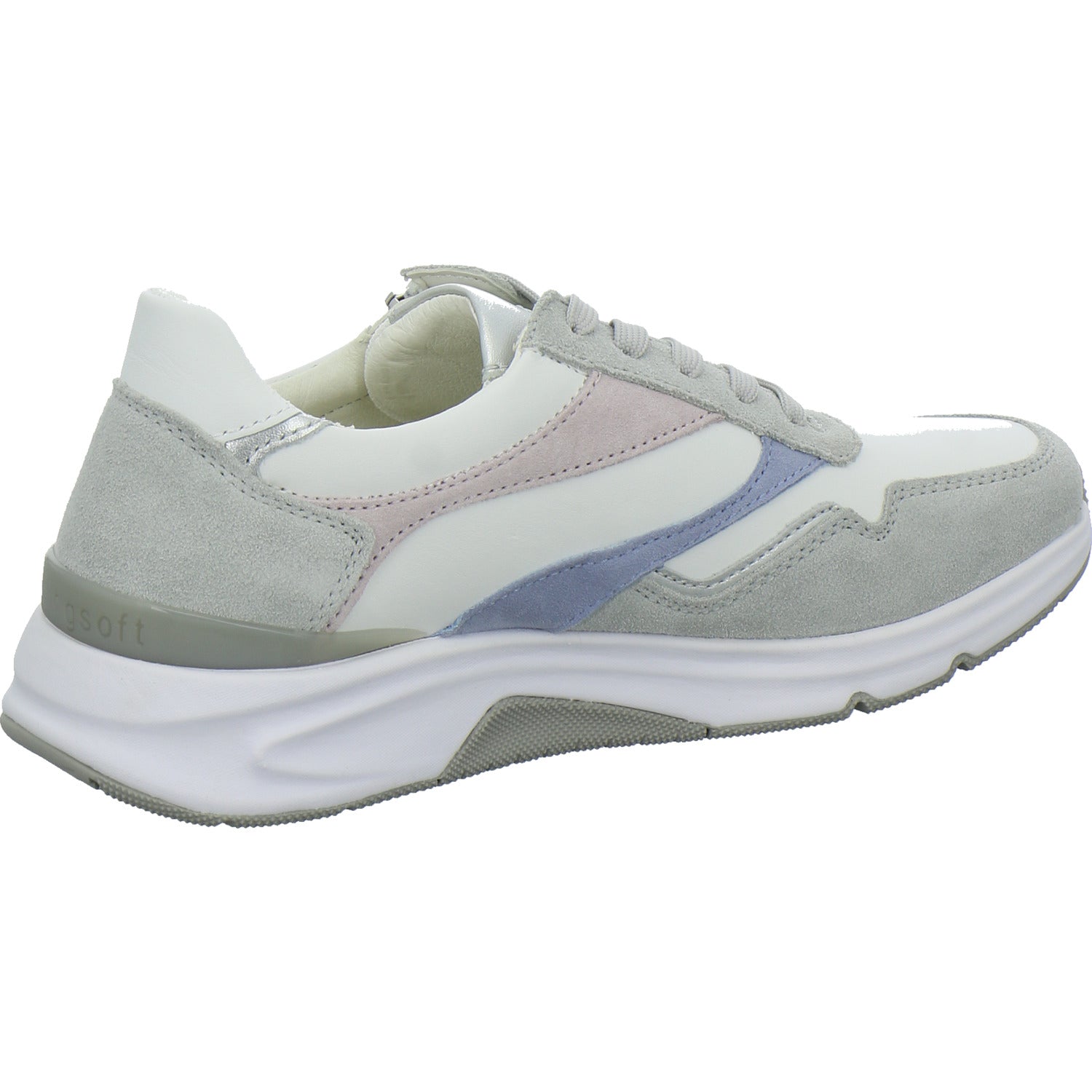 Gabor Comfort Sneaker Damen Rolling Soft Weiß-kombi