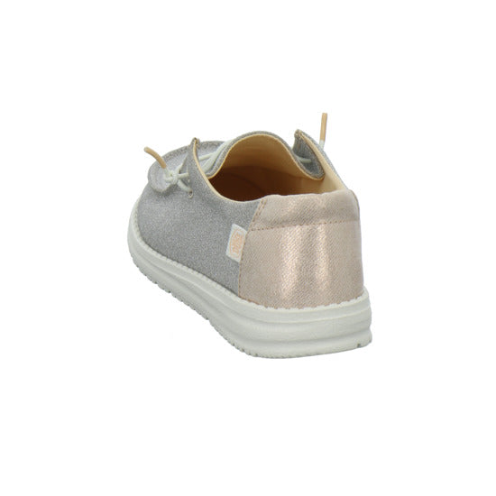 Hey Dude Wendy metallic Schnürhalbschuhe Gold