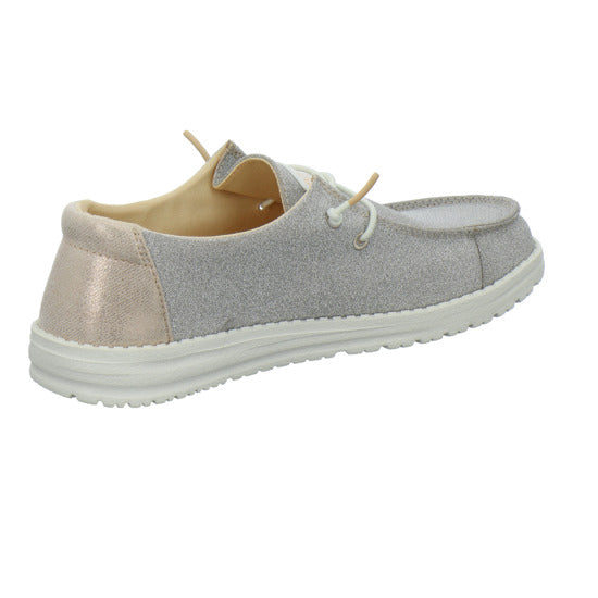 Hey Dude Wendy metallic Schnürhalbschuhe Gold