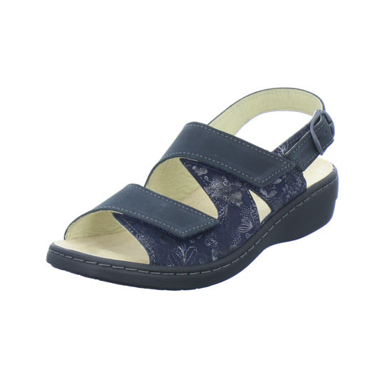 Longo Bequemschuhe Damen Beq-Sandl-Wörishf-30 Dunkelblau