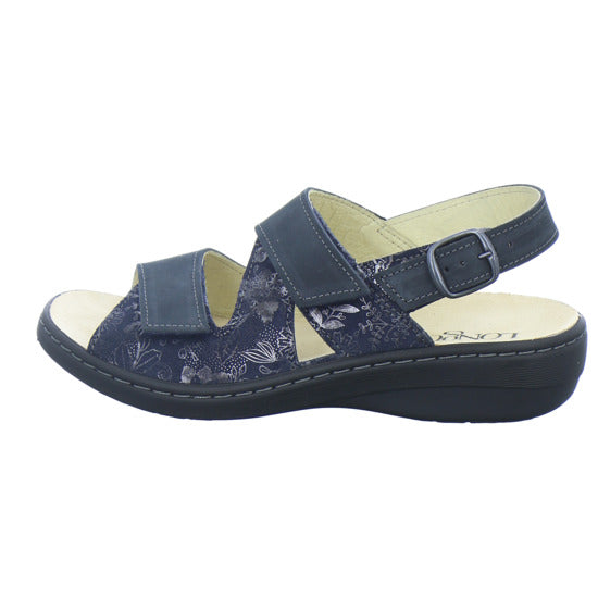 Longo Bequemschuhe Damen Beq-Sandl-Wörishf-30 Dunkelblau