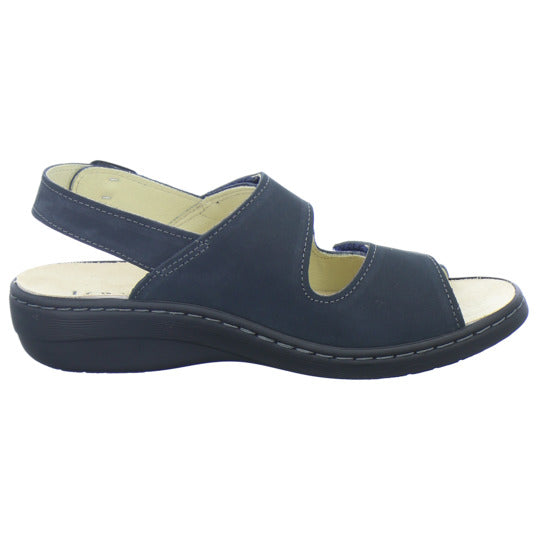 Longo Bequemschuhe Damen Beq-Sandl-Wörishf-30 Dunkelblau