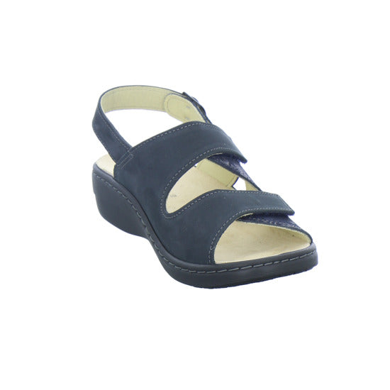 Longo Bequemschuhe Damen Beq-Sandl-Wörishf-30 Dunkelblau