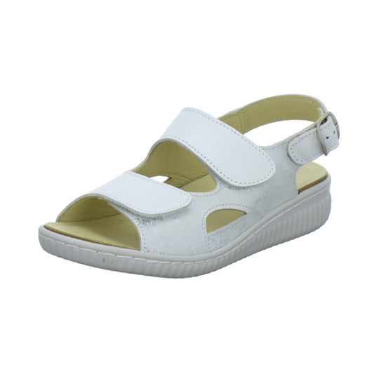 Longo Bequemschuhe Weiß-kombi - 360° Ansicht