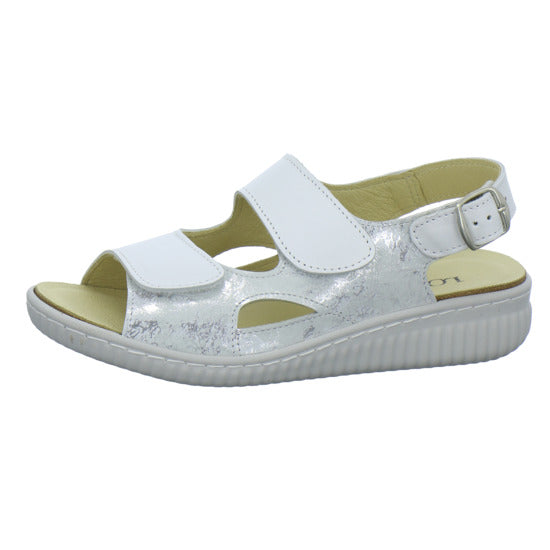 Longo Bequemschuhe Weiß-kombi - 360° Ansicht