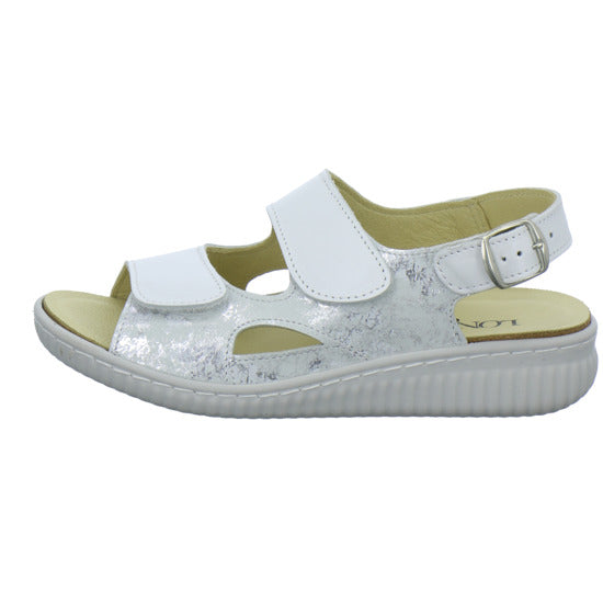 Longo Bequemschuhe Weiß-kombi - 360° Ansicht