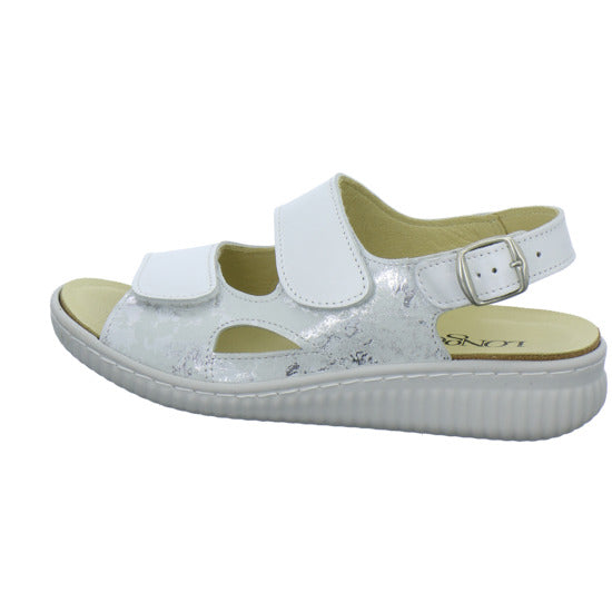 Longo Bequemschuhe Weiß-kombi - 360° Ansicht