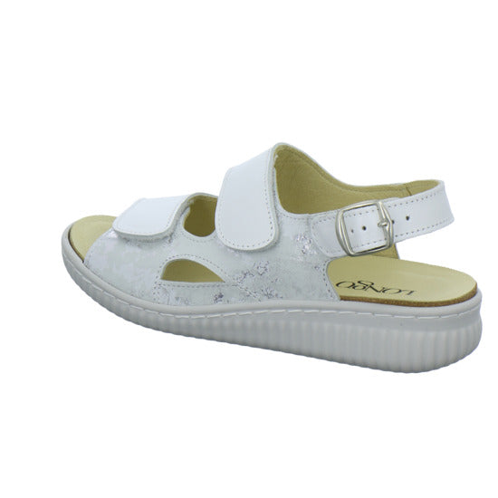 Longo Bequemschuhe Damen Weiß-kombi