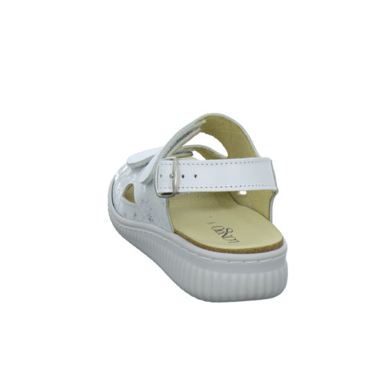 Longo Bequemschuhe Weiß-kombi - 360° Ansicht