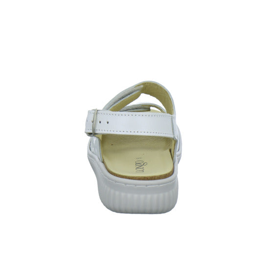 Longo Bequemschuhe Weiß-kombi - 360° Ansicht