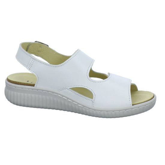 Longo Bequemschuhe Weiß-kombi - 360° Ansicht