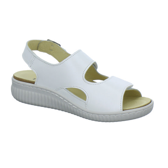 Longo Bequemschuhe Weiß-kombi - 360° Ansicht