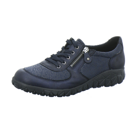 Waldläufer Havy-Soft Bequemschuhe Dunkelblau - 360° Ansicht