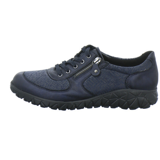 Waldläufer Havy-Soft Bequemschuhe Dunkelblau - 360° Ansicht
