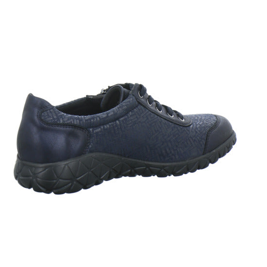 Waldläufer Havy-Soft Bequemschuhe Dunkelblau - 360° Ansicht