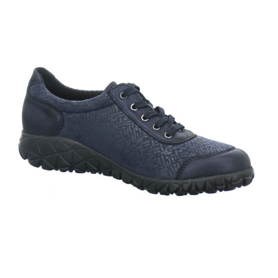 Waldläufer Havy-Soft Bequemschuhe Dunkelblau - 360° Ansicht