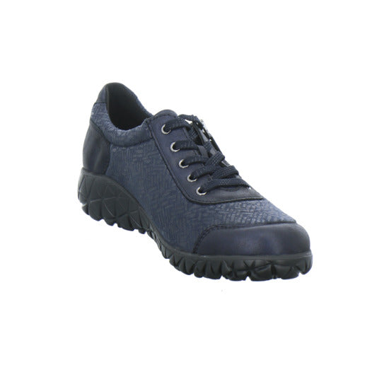 Waldläufer Havy-Soft Bequemschuhe Dunkelblau - 360° Ansicht