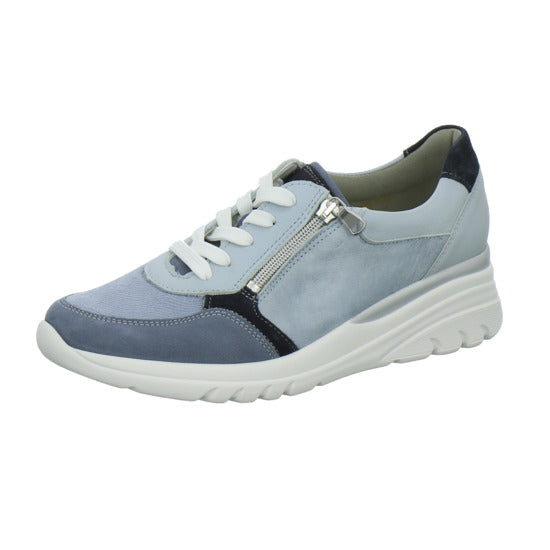 Waldläufer Bequemschuhe Damen H-Carla Blau-kombi