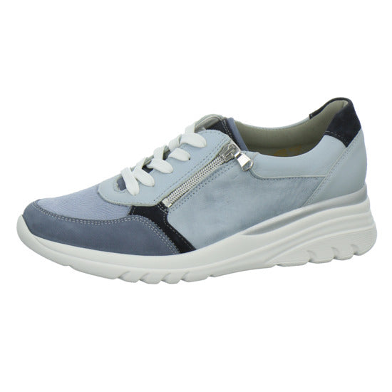 Waldläufer Bequemschuhe Damen H-Carla Blau-kombi