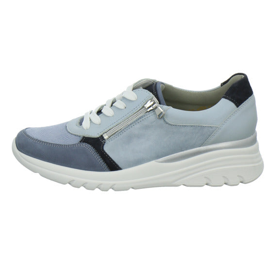 Waldläufer Bequemschuhe Damen H-Carla Blau-kombi