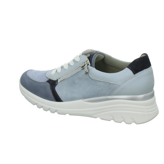 Waldläufer Bequemschuhe Damen H-Carla Blau-kombi