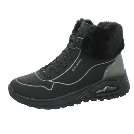 Skechers UNO Stiefel ungefüttert Schwarz - 360° Ansicht