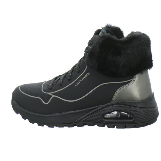 Skechers UNO Stiefel ungefüttert Schwarz - 360° Ansicht
