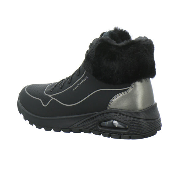 Skechers UNO Stiefel ungefüttert Schwarz - 360° Ansicht