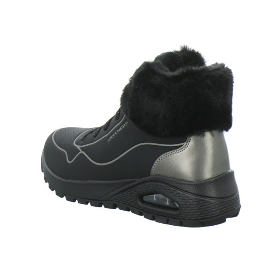 Skechers UNO Stiefel ungefüttert Schwarz - 360° Ansicht