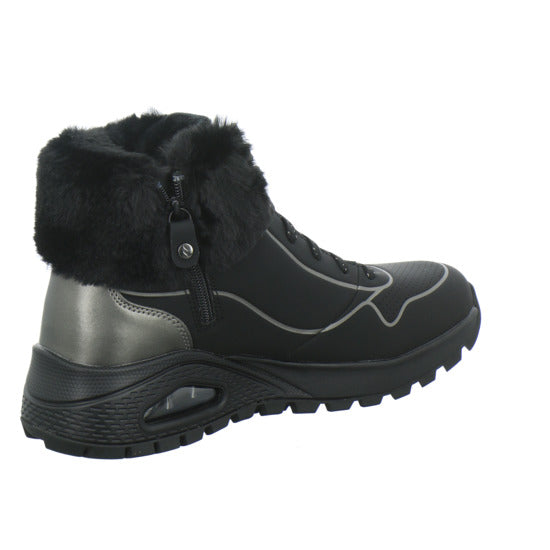 Skechers UNO Stiefel ungefüttert Schwarz - 360° Ansicht