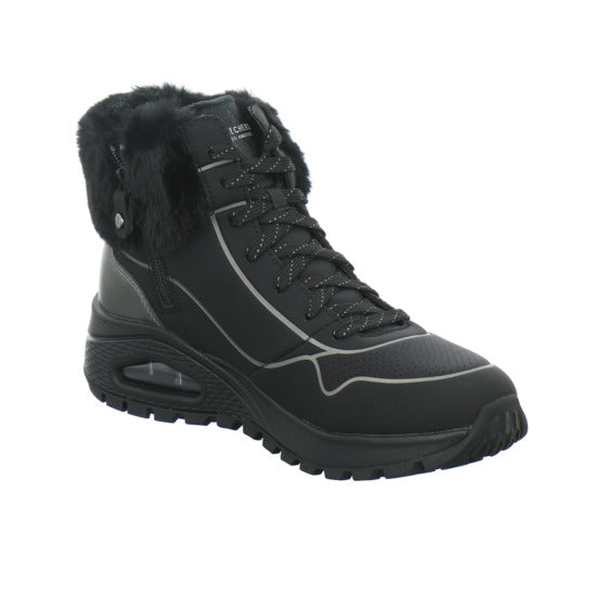 Skechers UNO Stiefel ungefüttert Schwarz - 360° Ansicht