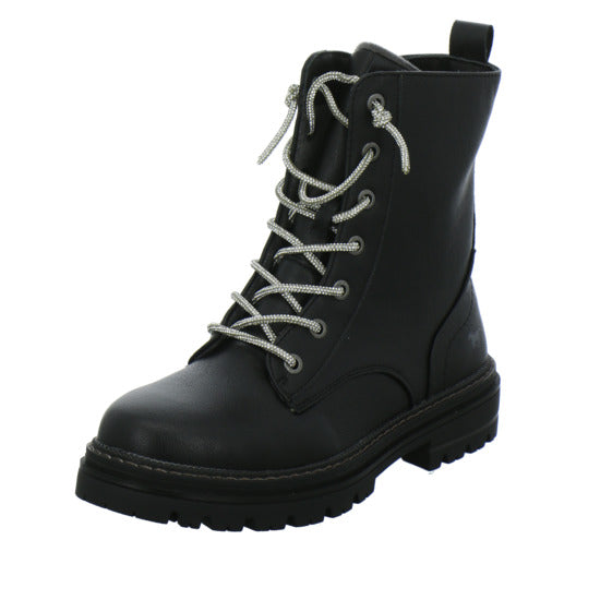 Mustang Stiefel ungefüttert Schwarz - 360° Ansicht