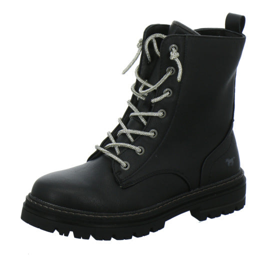 Mustang Stiefel ungefüttert Schwarz - 360° Ansicht