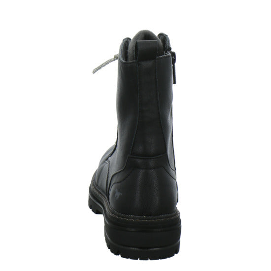 Mustang Stiefel ungefüttert Schwarz - 360° Ansicht