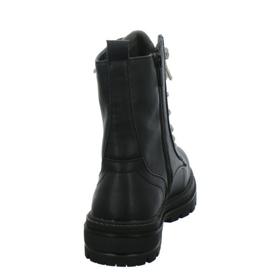Mustang Stiefel ungefüttert Schwarz - 360° Ansicht
