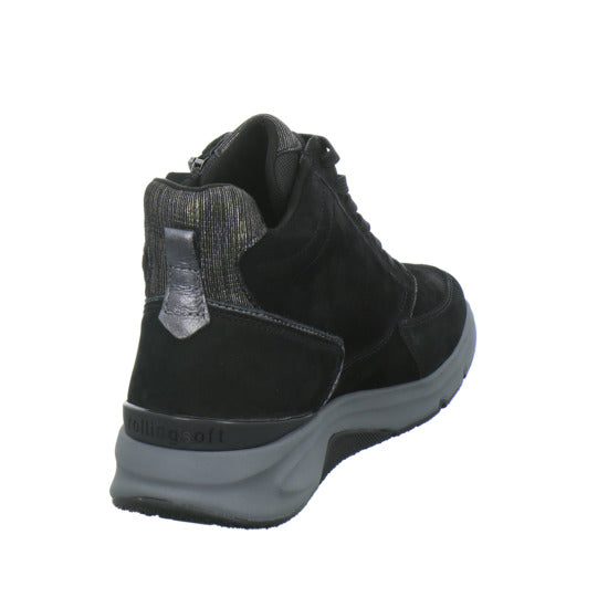 Gabor Comfort Rolling Soft Stiefel ungefüttert Schwarz - 360° Ansicht