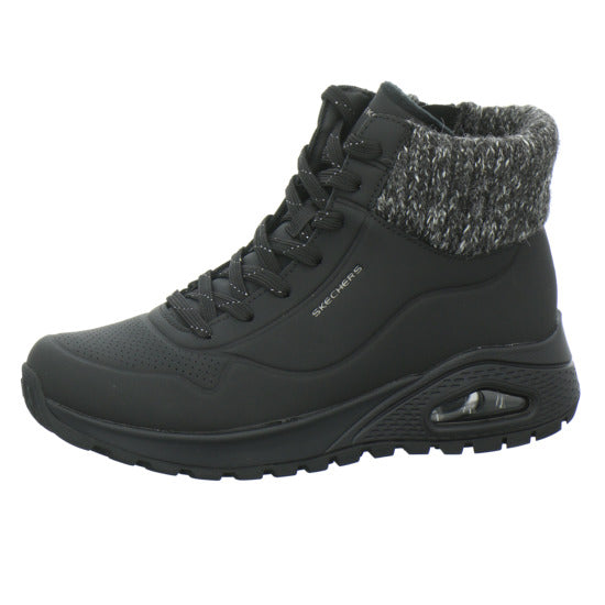 Skechers Stiefel Damen UNO Schwarz